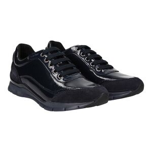 Geox patent leather & suede sneaker. Sz 5